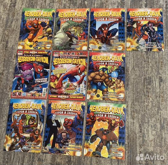 Журналы человек паук герои и злодеи