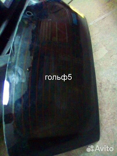 Заднее стекло гольф 5
