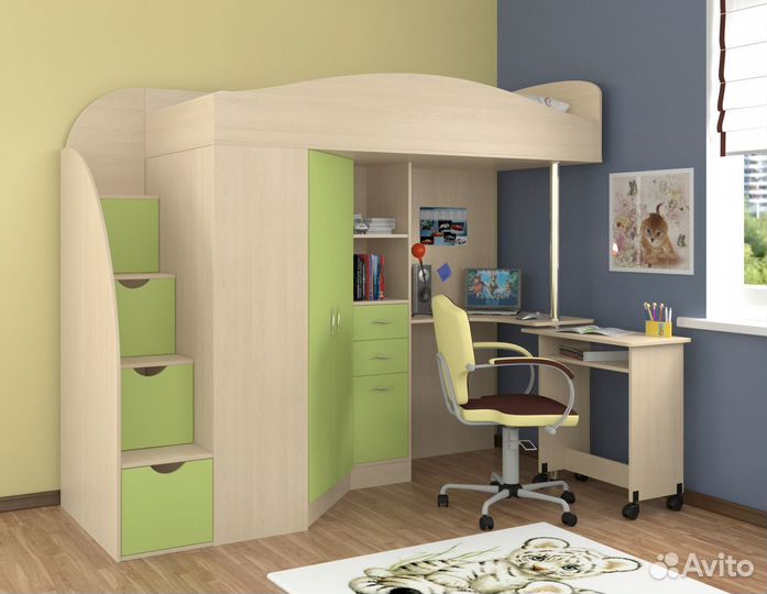 Детская кровать-чердак 