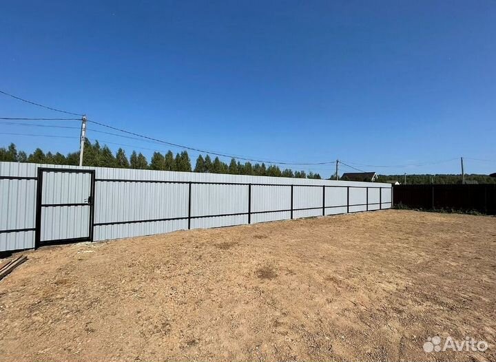 Забор из профлиста