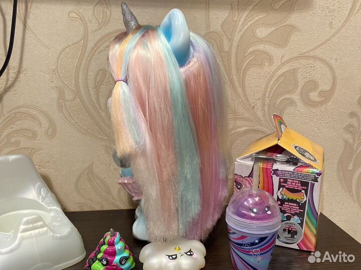 Единорожка слайм оригинал бирюзовая