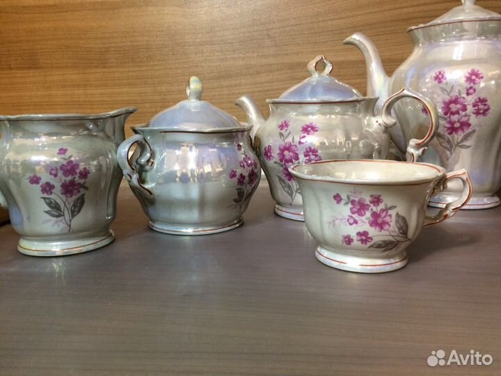 Сервиз чайный, селёдочницы