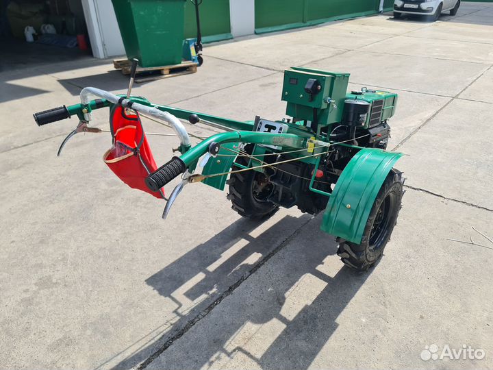 Мотоблок Файтер 101DE + почвофреза и сиденье