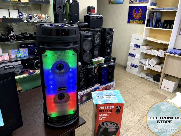 Портативная Колонка ZQS-6210 65 см v.8