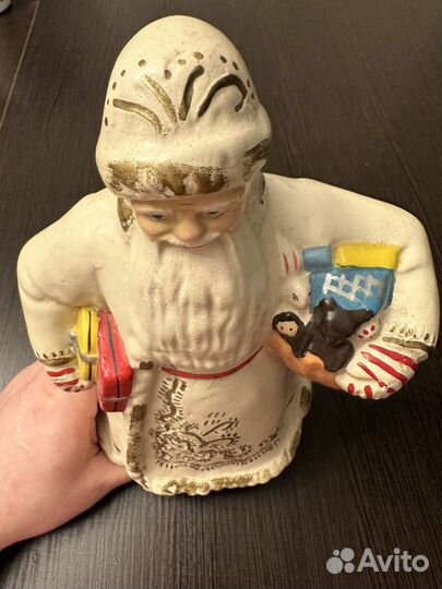 Дед мороз СССР 50е годы прес опилки