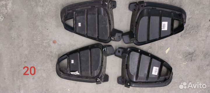 Заглушки переднего бампера Kia Sorento Prime 2019+