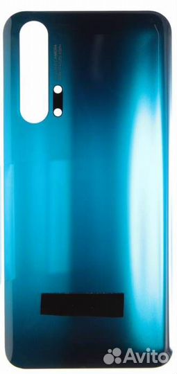 Задняя крышка для Honor 20 Pro Синяя (со стеклом к