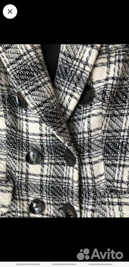 Твидовый пиджак zara