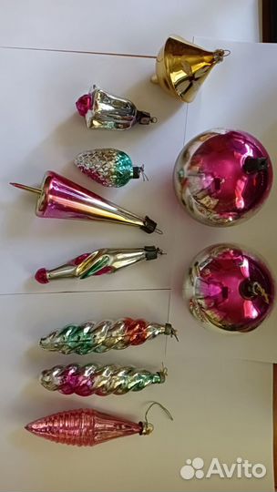 Елочные игрушки СССР советские