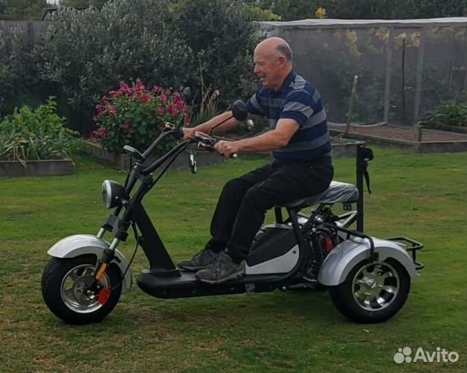 Трех колесный Электроскутер
