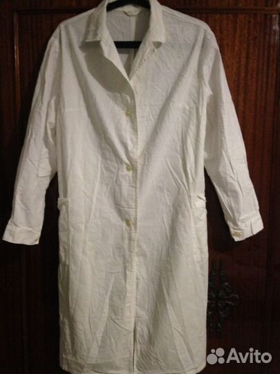 Белый медицинский халат 44-46 бу