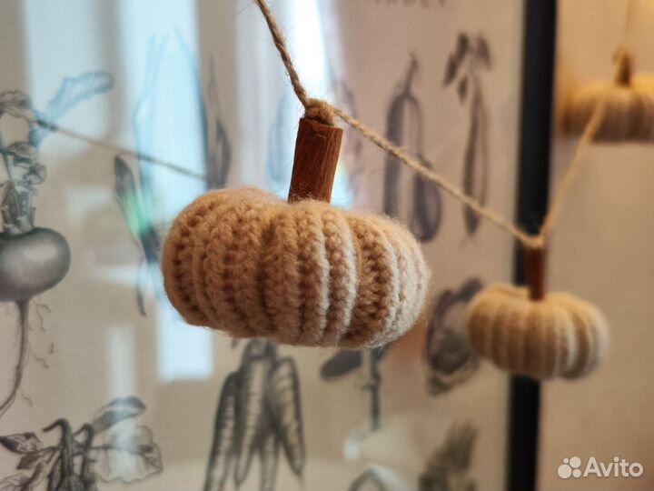 Гирлянда тыквы - 5 штук