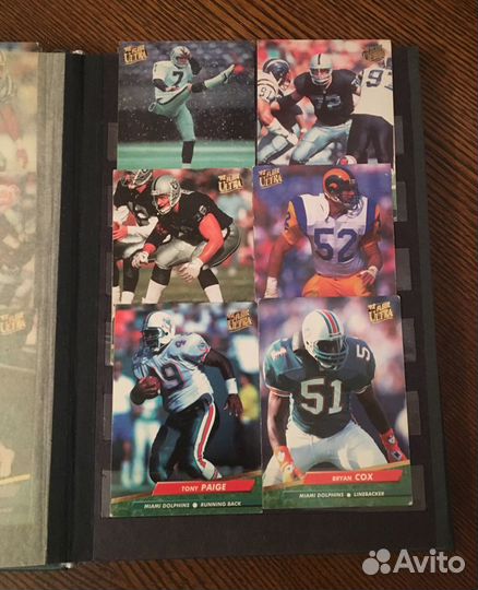 Коллекционные карточки американский футбол
