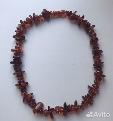 Бусы из натурального янтаря СССР