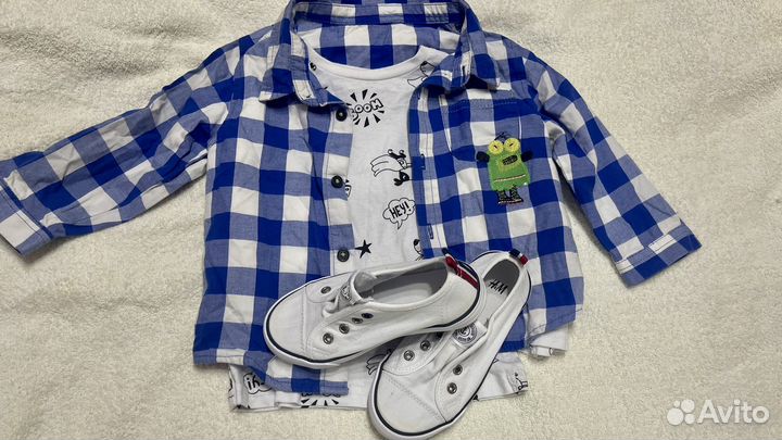 Комплаект рубашка george и лонгслив GJ