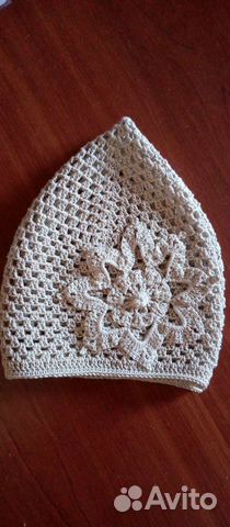 Панама летняя. Берет ажурный