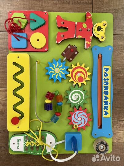 Бизиборд Развивайка от Alatoys