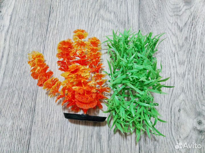 Грунт для аквариума и растения искусственные