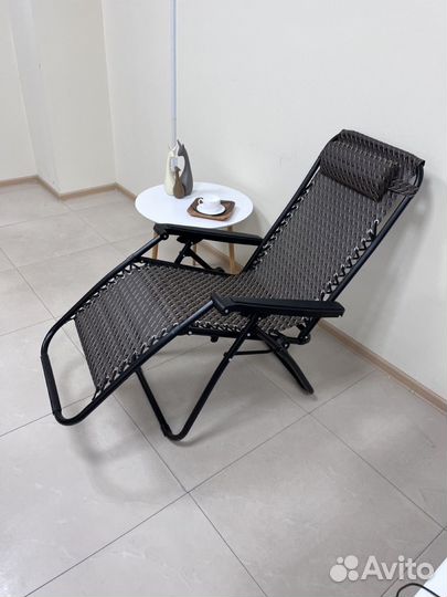 Кресло шезлонг складное