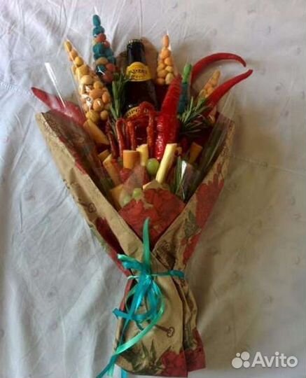 Делаю сьедобные букетики