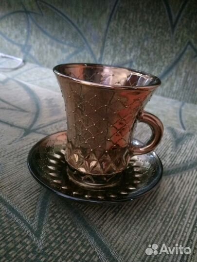 Новый Набор 6 шт Чашки с блюдцами