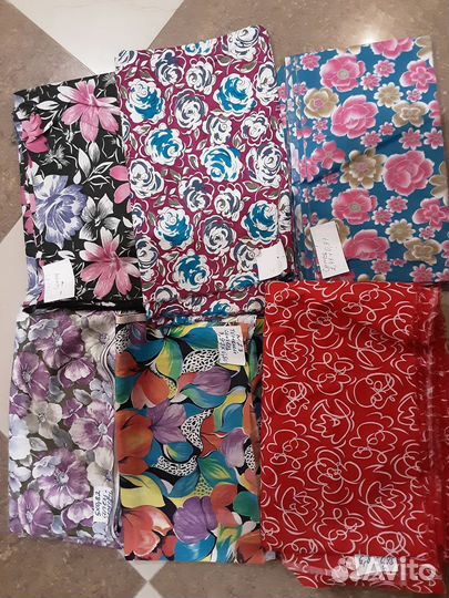 Ткани из СССР. Ситец и лён