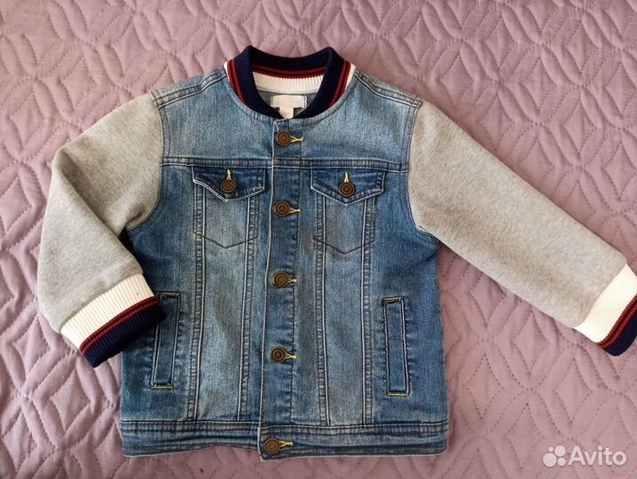 Джинсовый бомбер (куртка) 