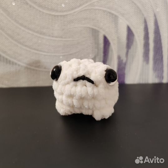 Вязаные игрушки лягушка