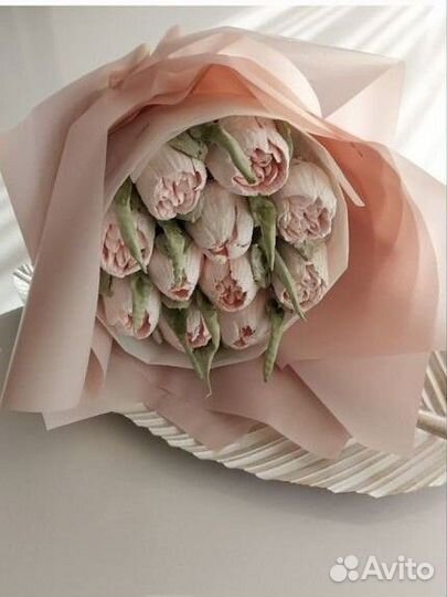 Букет тюльпаны из зефира