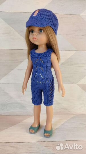 Вязаная одежда для кукол Паола Рейна 32-34 см