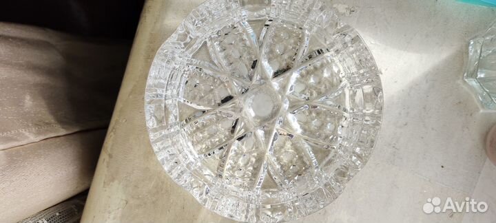 Пепельница хрустальная СССР