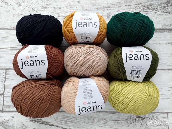 Пряжа YarnArt Jeans Ярнарт Джинс