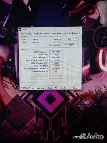 Материнская плата lga 1151 с процессором и памятью