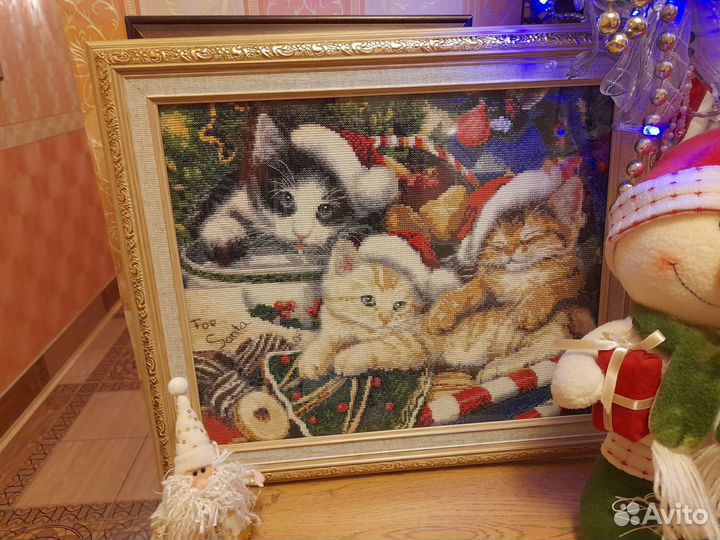 Картина вышитая крестом