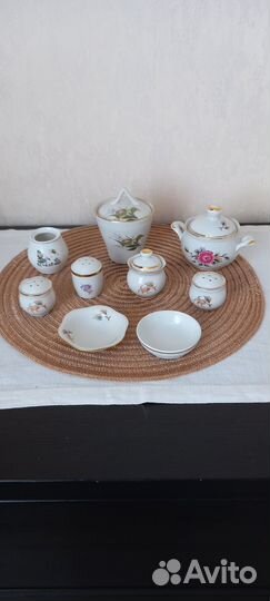 Приборы (солонки) Дулево Рига Чайка 12шт СССР