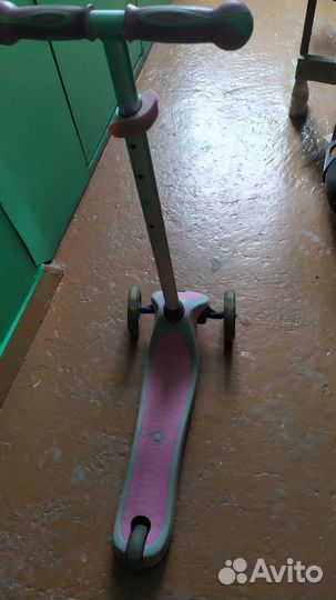 Самокат детский трехколесный бу