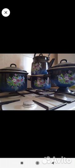 Набор эмалированной посуды