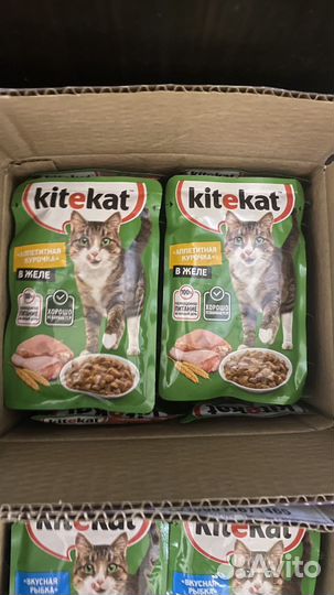 Корм для кошек kitekat