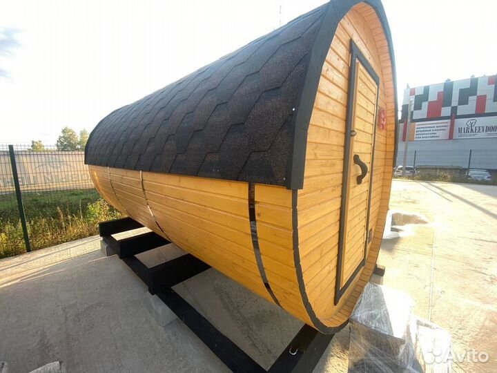 Баня бочка под ключ