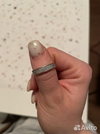Серебряное кольцо 16,5 размер
