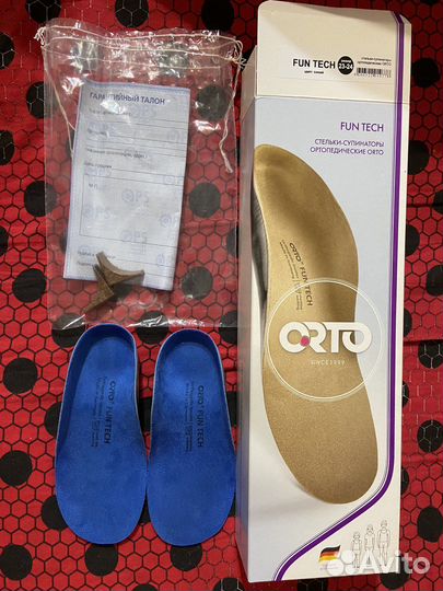 Ортопедические стельки супинаторы orto Fun tech 24