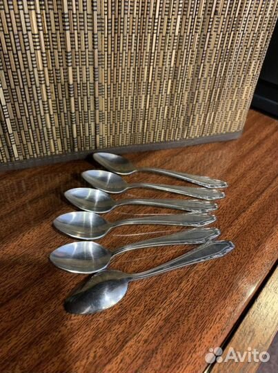 Ложки для чая,соусная ложка мельхиор креманки