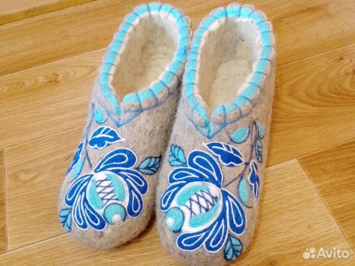 Валяные тапочки