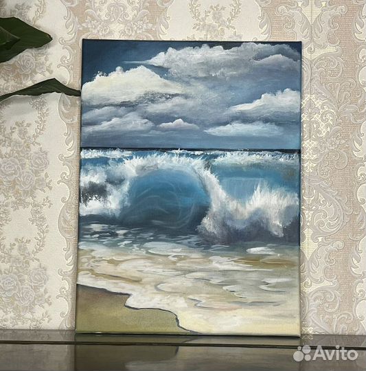 Картина маслом Море
