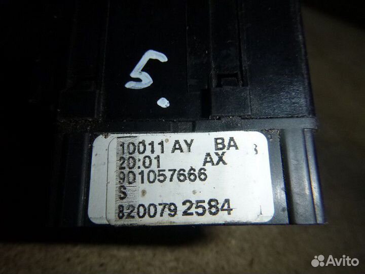 Переключатель стеклоочистителей renault sandero 20