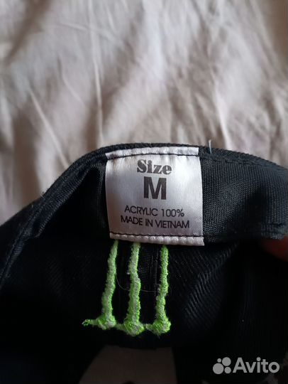 Бейсболка monster energy