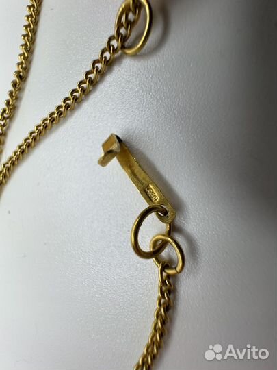 Бусы цепь янтарь