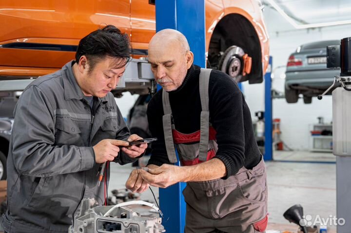 Замена агрегатов Mitsubishi