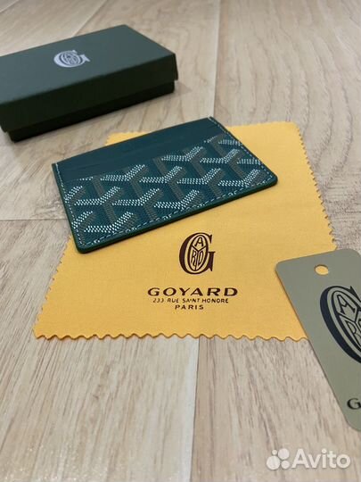 Кардхолдер goyard зелёный