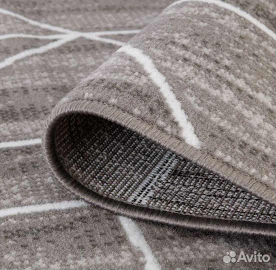 Ковер полипропилен Скай L030 250x350 см цвет серый